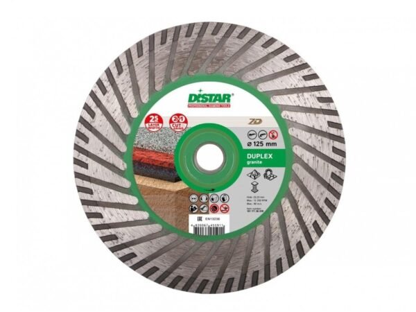 Pjovimo ir šlifavimo diskas DISTAR DUPLEX 125mm