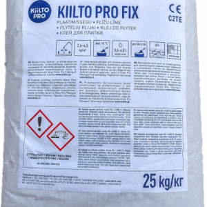 Plytelių klijai Kiilto Pro Fix 25kg