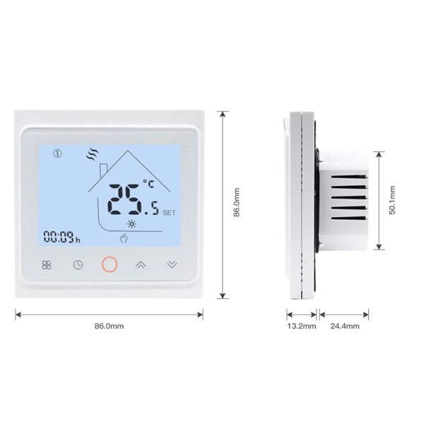 Grindinio šildymo termostatas su WIFI E500i